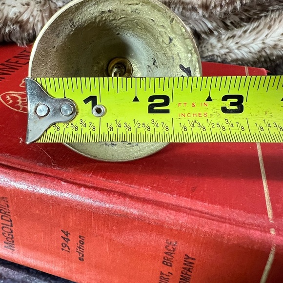 Elephant Handle Brass Bell Trumpeting Elephant With Trunk Raised,shelf Decor - Picture 6 of 7